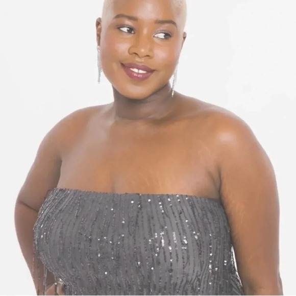 Women's Tube Sequin Fringe Mini Bodycon Dress - Wild Fable™ Size 3X - Picture 4 of 5